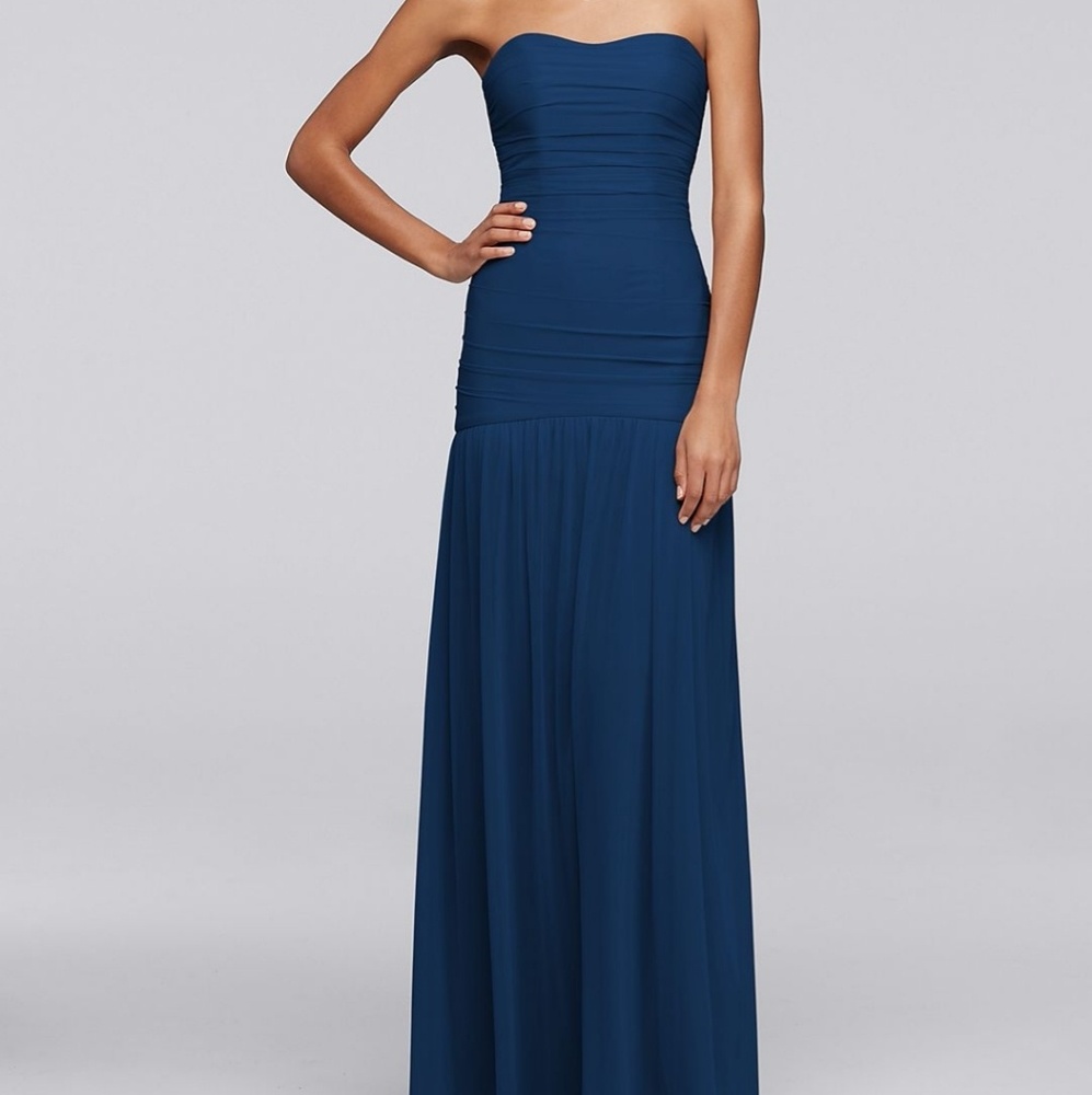 NWT David's Bridal "Marine" bridesmaid dress